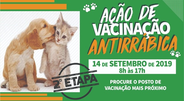 2ª etapa da vacinação antirrábica será realizada em Caruaru