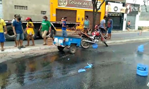 Idosa morre após ser atingida por moto no bairro Panorama em Caruaru