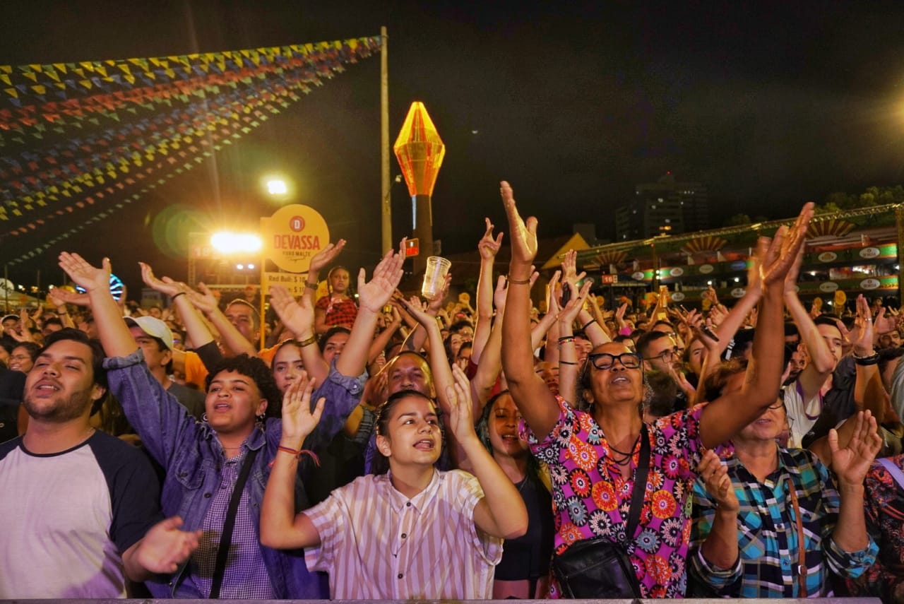 Domingo (05) com 50 mil pessoas no Pátio de Eventos no São João de Caruaru 2022
