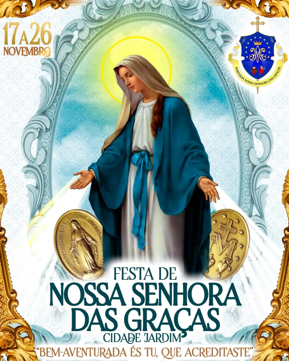 Confira programação da Festa de Nossa Senhora das Graças em Caruaru